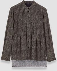 JOSEPH - Albin Crepe De Chine Print Silk Blouse - Lyst