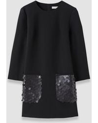 JOSEPH - Bixio Satin Twill Dress - Lyst