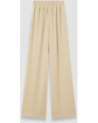 JOSEPH - Nour Satin Twill Trousers - Lyst