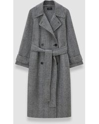 JOSEPH - Navarre Linear Double Face Wool Coat - Lyst