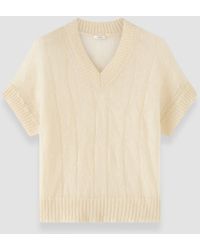JOSEPH - Mar Mohair Silk Voile Top - Lyst