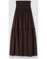 JOSEPH - Folia Textured Silk Skirt - Lyst