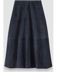 JOSEPH - Helius Light Suede Skirt - Lyst