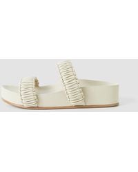 JOSEPH - Isha Braided Leather Sandals - Lyst
