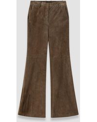 JOSEPH - Tafira Suede Stretch Trousers - Lyst