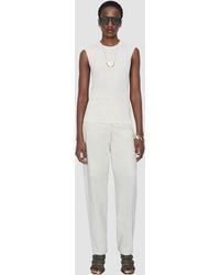 JOSEPH - Calife Silk Cotton Rib Vest - Lyst