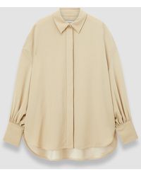 JOSEPH - Camilia Satin Twill Blouse - Lyst