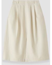 JOSEPH - Kharis Cotton Twill Skirt - Lyst