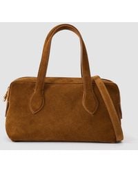 JOSEPH - Mini Loaf Suede Bag - Lyst