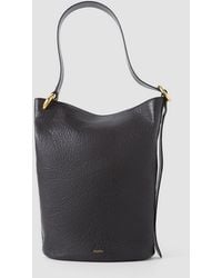JOSEPH - Bucket Pebble Leather Bag - Lyst