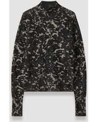 JOSEPH - Yasmin Cashair Jacquard High Neck Jumper - Lyst