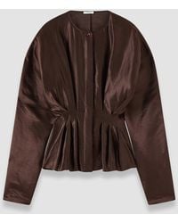 JOSEPH - Eris Silk Linen Blend Blouse - Lyst
