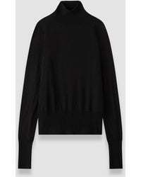JOSEPH - Yara Cashair High Neck Jumper - Lyst