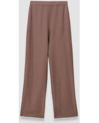 JOSEPH - Sahel Printed Silk Blend Trousers - Lyst