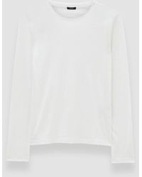JOSEPH - Cotton Silk Jersey Long Sleeve T-Shirt - Lyst