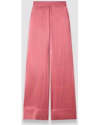 JOSEPH - Dijon Silk Satin Trousers - Lyst