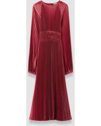 JOSEPH - Ortiz Pleated Woven Dress - Lyst