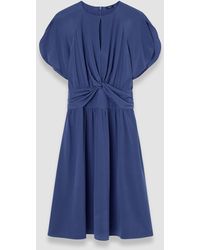 JOSEPH - Lowri Crepe De Chine Knot Silk Dress - Lyst