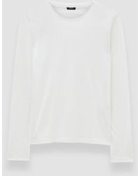 JOSEPH - Cotton Silk Jersey Long Sleeve T-Shirt - Lyst