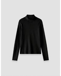 JOSEPH - Lola Silk Stretch High Neck Top - Lyst
