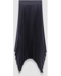 JOSEPH - Ade Knit Weave Plissé Skirt - Lyst