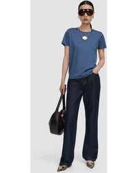 JOSEPH - T-Shirt Livia En Coton Mercerisé - Lyst