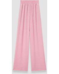 JOSEPH - Nour Satin Twill Trousers - Lyst