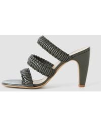 JOSEPH - Noor Braided Leather High Heel Sandals - Lyst