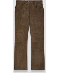 JOSEPH - Duke Suede Stretch Trousers - Lyst