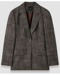 JOSEPH - Fallon Textured Tailoring Wool Jacket - Lyst