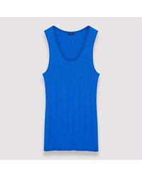 JOSEPH - Viscose Ribbed Knitted Tank Top - Lyst