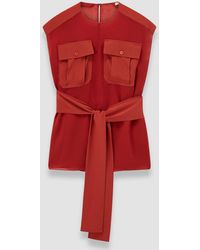 JOSEPH - Blouse Kniza En Mélange De Soie - Lyst