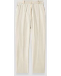 JOSEPH - Coleman Long Light Cotton Trousers - Lyst