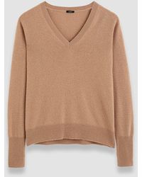 JOSEPH - Pull col V en pur cachemire léger - Lyst