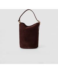 JOSEPH - Mini Bucket Suede Bag - Lyst