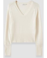JOSEPH - Lucille Light Pure Cashmere V Neck Jumper - Lyst