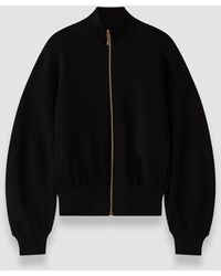 JOSEPH - Sable Milano Knit Bomber Jacket - Lyst