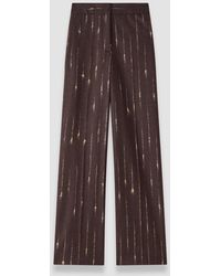 JOSEPH - Isotta Slub Wool Trousers - Lyst