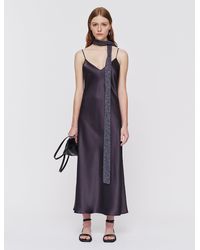 JOSEPH - Robe Clea En Satin De Soie - Lyst