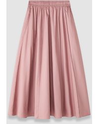 JOSEPH - Manar Cotton Sateen Skirt - Lyst