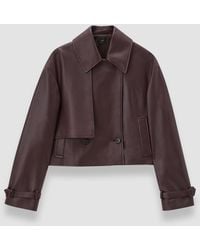 JOSEPH - Blaise Nappa Leather Jacket - Lyst