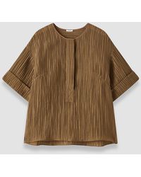 JOSEPH - Yani Fluid Crinkle Blouse - Lyst