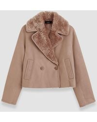 JOSEPH - Rousse Textured Shearling Jacket - Lyst