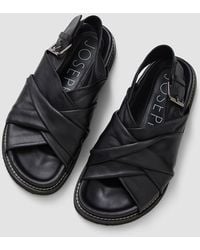 JOSEPH - Leather Jazzy Strap Sandals - Lyst