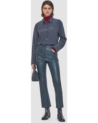 JOSEPH - Duke Leather Stretch Trousers - Lyst