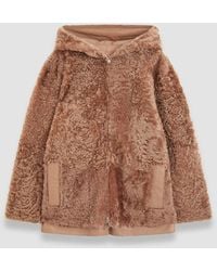 JOSEPH - Cosser Reversible Shearling Coat - Lyst