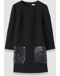 JOSEPH - Bixio Satin Twill Dress - Lyst