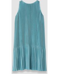 JOSEPH - Rida Pleated Satin Dress - Lyst