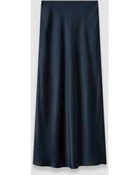 JOSEPH - Isaak Long Silk Satin Skirt - Lyst
