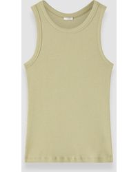 JOSEPH - Yeux Cotton Rib Vest - Lyst
